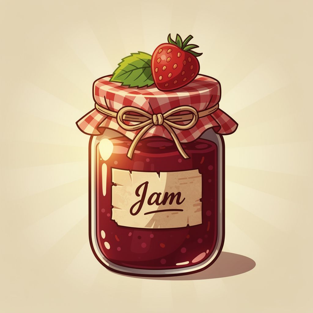 farmnation collectible mason-jar-of-jam-crafted-good